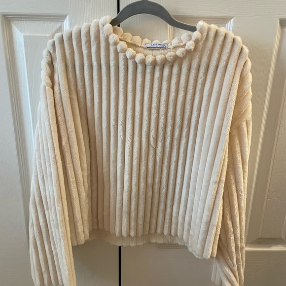 Zara Sweaters Zara Cream Sweater Poshmark